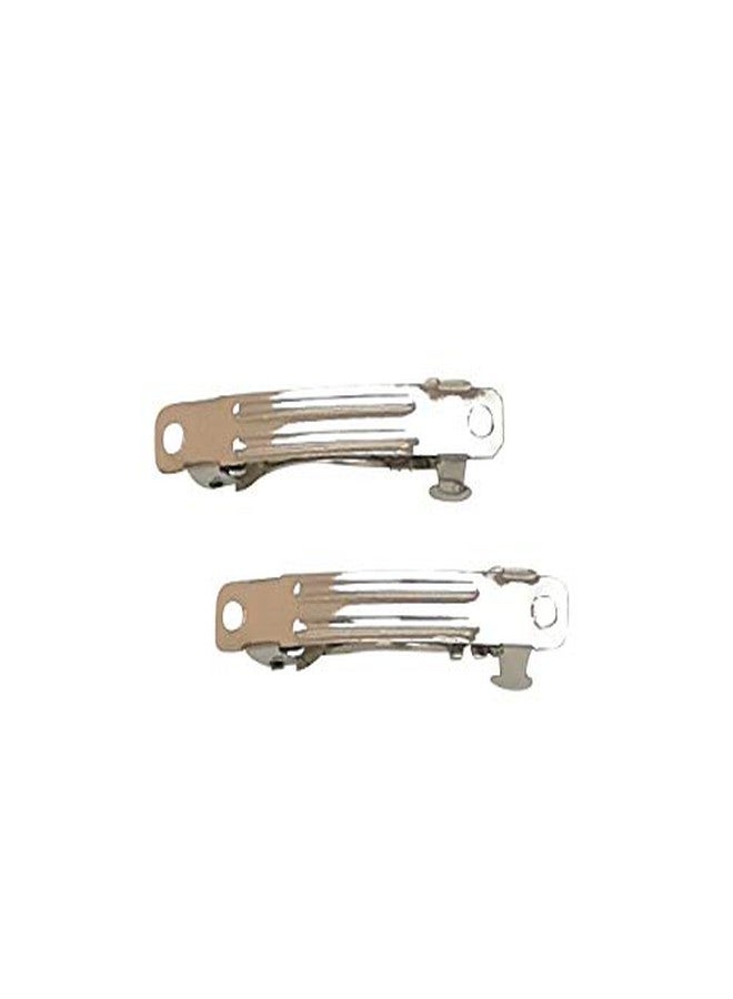 Chenkou Craft 40pcs Silver Metal French Barrette Hair Clips DIY Craft (1 1/2") - Image 5
